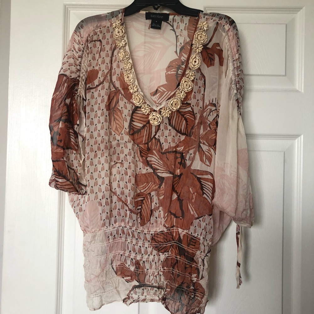 Karen Kane silk blouse